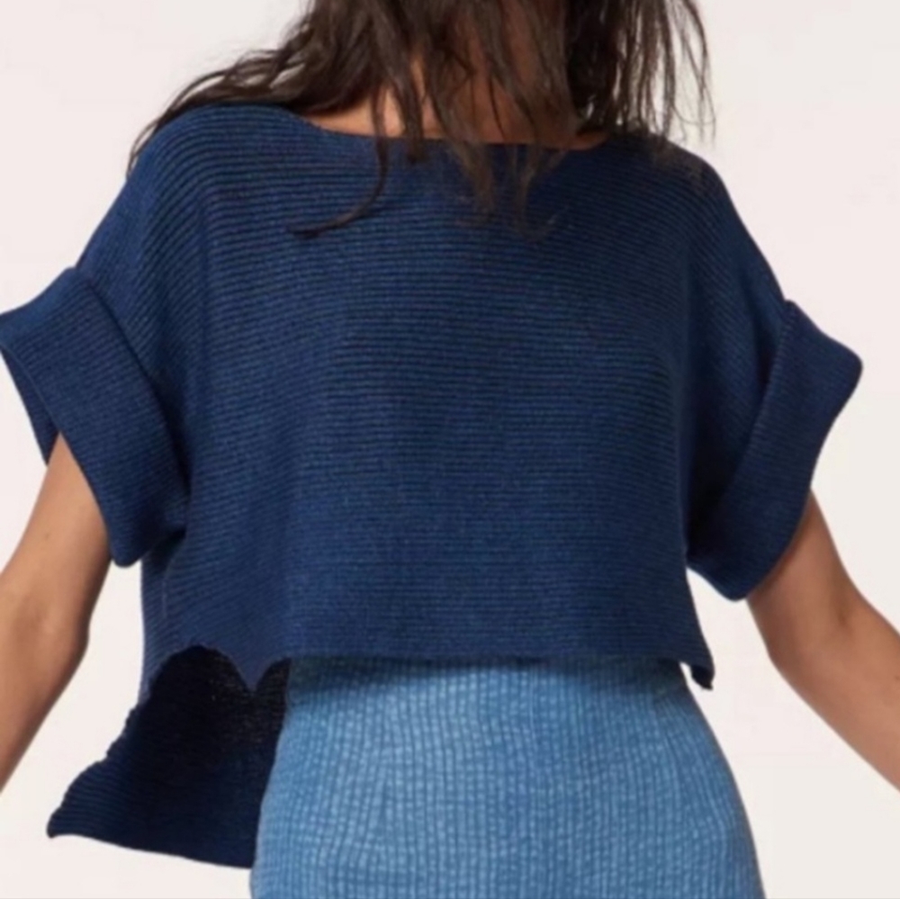 Mara Hoffman blue sweater